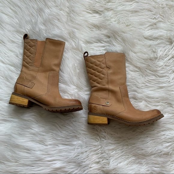 Timberland Shoes - Timberland Apley Mid Calf Boots Waterproof Tan